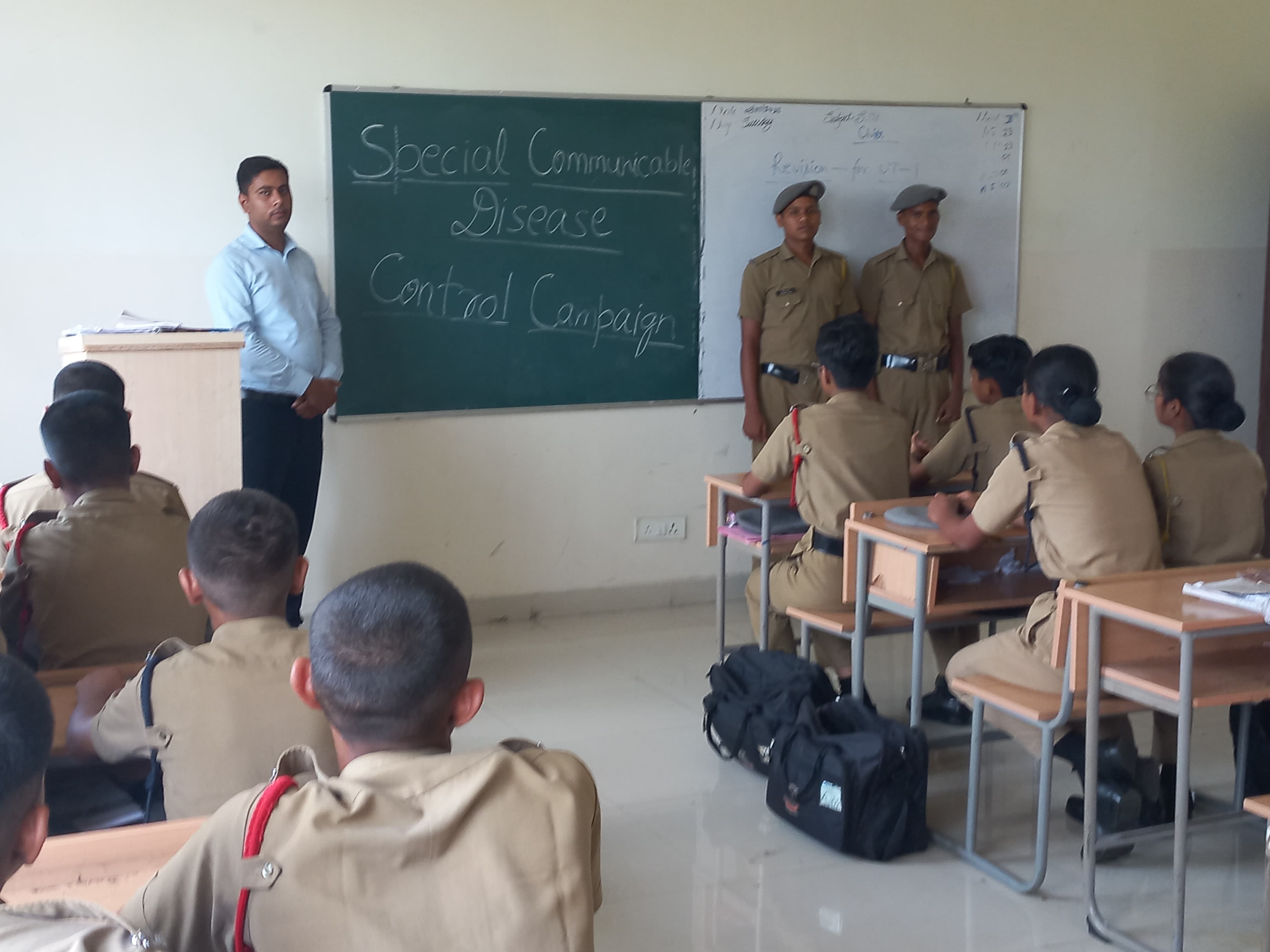 Special Communicable Diseases Control Campaign: Demonstration by Teachers on Chlorination, Safe Drinking Water, Handwashing, and Use of Toilets