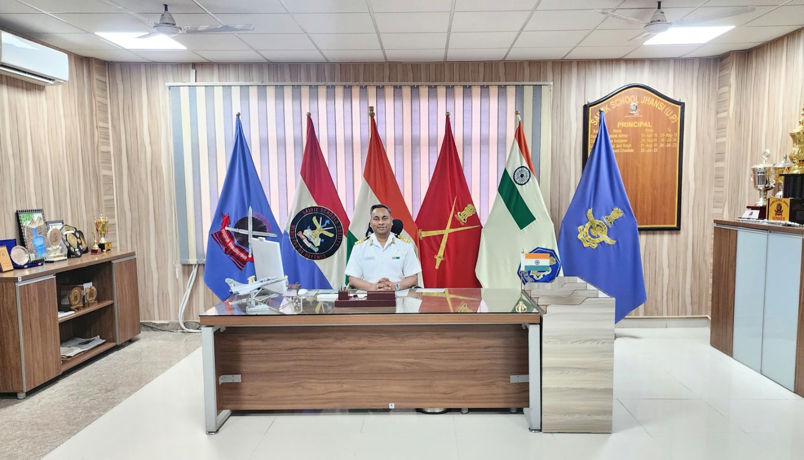 Captain (IN) Brijesh Kumar Yadav: Taking Over as First Principal of Sainik School Jhansi